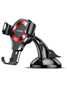 Baseus support voiture Osculum gravity noir-red