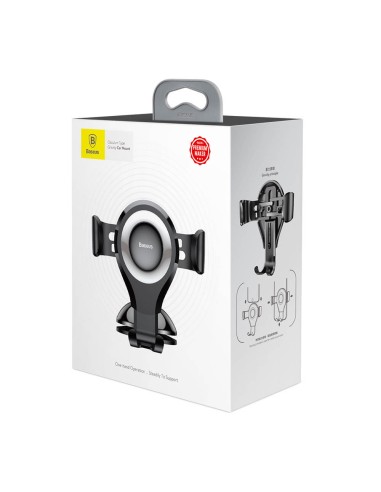 Baseus support voiture Osculum gravity noir-argent