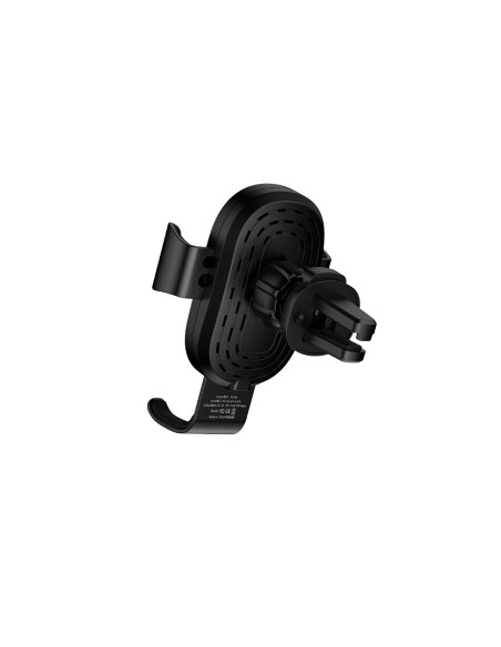 Devia support voiture Gravity with wireless inductive charger noir 10W pour ventilateur