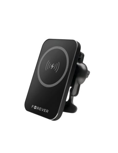 Forever support voiture pour ventilateur MACH-100 magnétique with wireless charging noir 15W