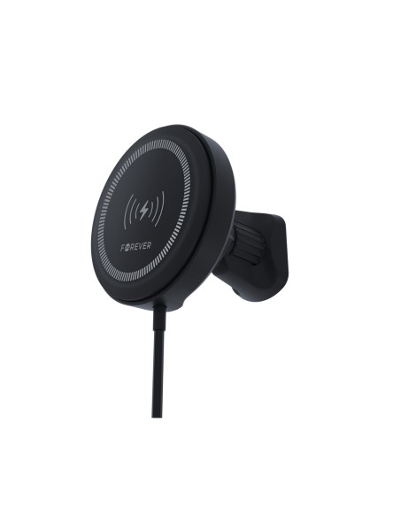 Forever support voiture pour ventilateur MACH-300 magnétique with wireless charging noir Qi2 15W