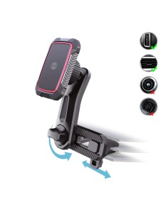 Forever support voiture pour ventilateur MH-250 Multipoint magnétique noir