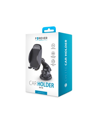 Forever support voiture pour pare-brise CH-110 noir