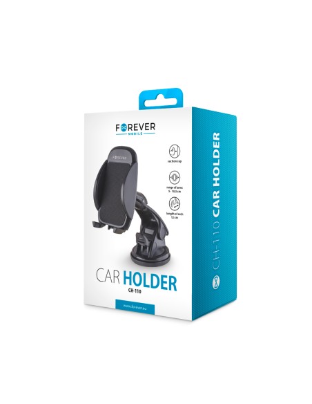 Forever support voiture pour pare-brise CH-110 noir