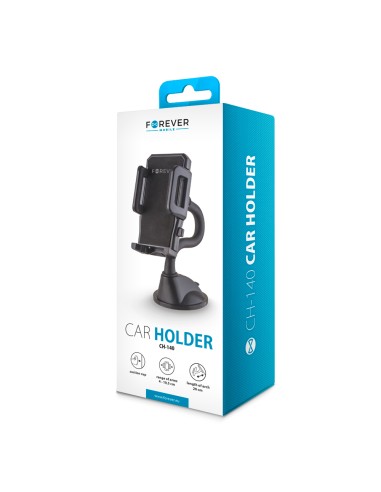 Forever support voiture pour pare-brise CH-140 noir