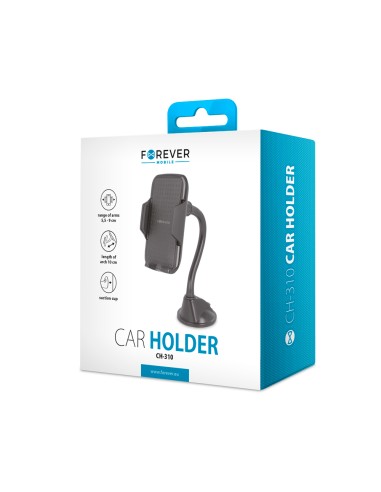 Forever support voiture pour pare-brise CH-310 noir