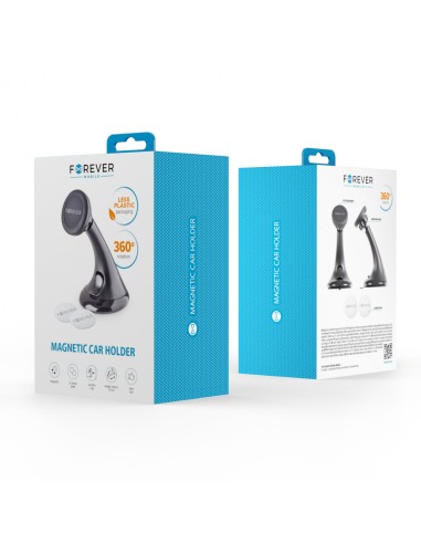 Forever support voiture pour pare-brise MH-100 magnétique noir