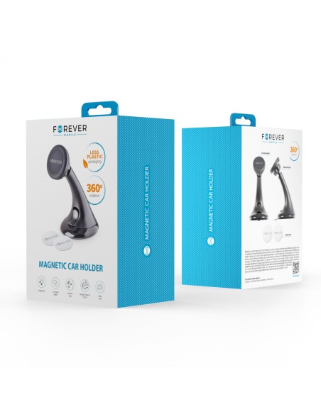 Forever support voiture pour pare-brise MH-100 magnétique noir