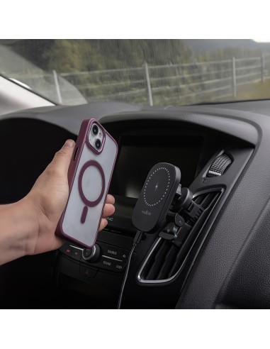 Maxlife support voiture pour ventilateur MXCH-16 magnétique with wireless charging noir 15W