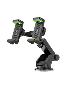 XO support voiture C117 noir with suction cup 2in1 double