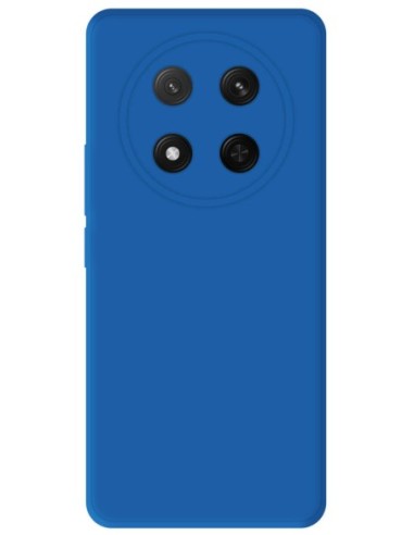 Coque en silicone Mat Bleu