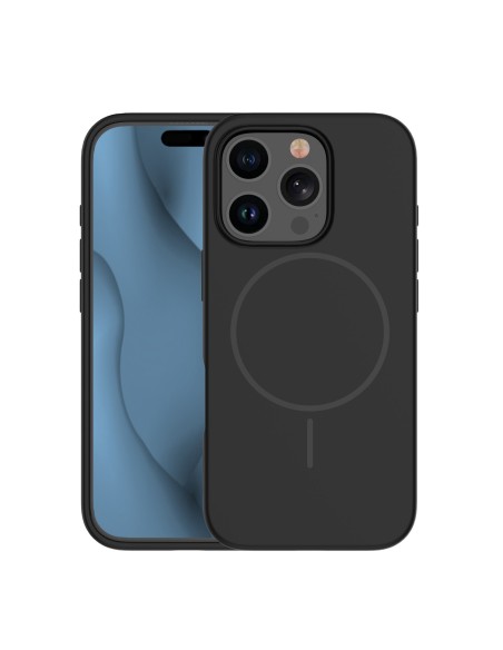 Coque Silicone Thin Mag pour iPhone 17 Noir