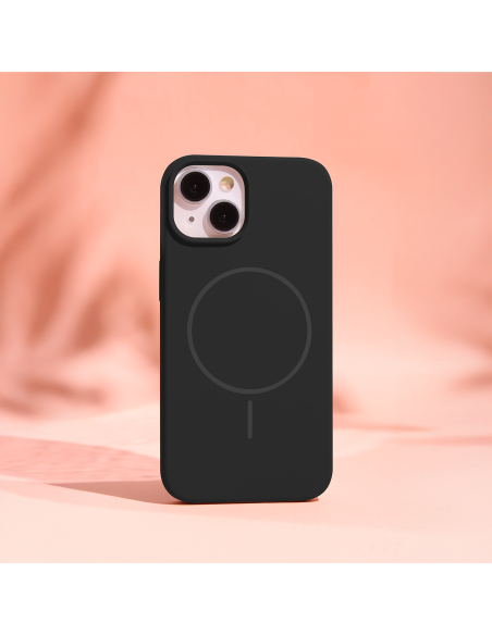 Coque Silicone Thin Mag pour iPhone 17 Noir