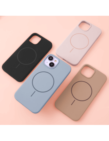 Coque Silicone Thin Mag pour iPhone 17 Pro Max Noir