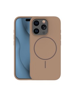 Coque Silicone Thin Mag pour iPhone 17 Pro Max Marron