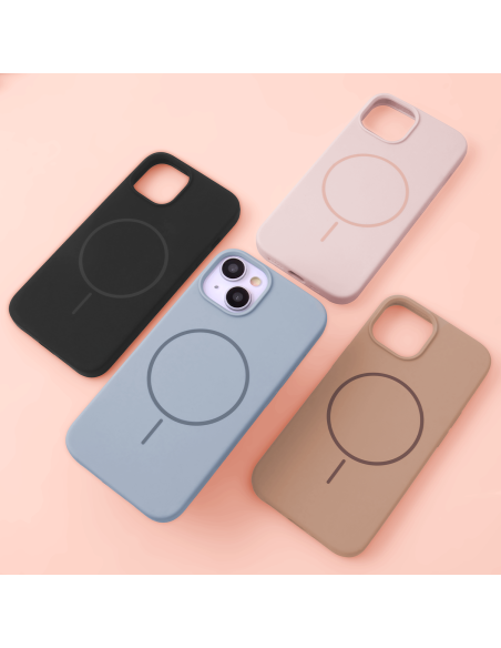 Coque Silicone Thin Mag pour iPhone 17 Rose