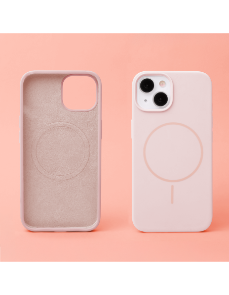 Coque Silicone Thin Mag pour iPhone 17 Pro Rose