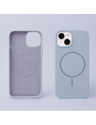 Coque Silicone Thin Mag pour iPhone 17 Pro Max Bleu