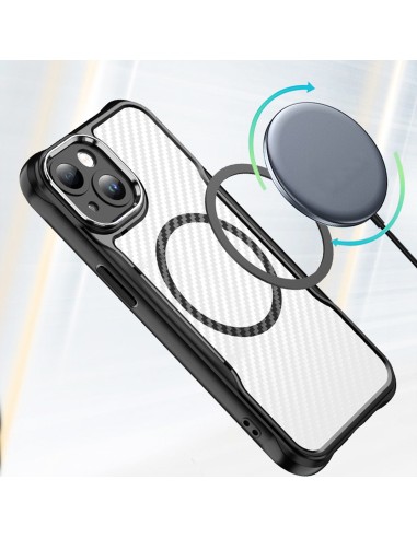 Coque Defender Carbon Mag pour iPhone 17 Air Noir