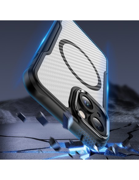 Coque Defender Carbon Mag pour iPhone 17 Air Noir