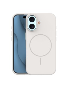 Coque Silicone Thin Magsafe pour iPhone 17 Gris