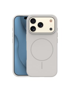 Coque Silicone Thin Magsafe pour iPhone 17 Pro Max Gris