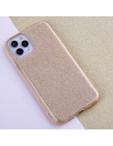 Coque Glitter 3-en-1 pour iPhone 17 Or
