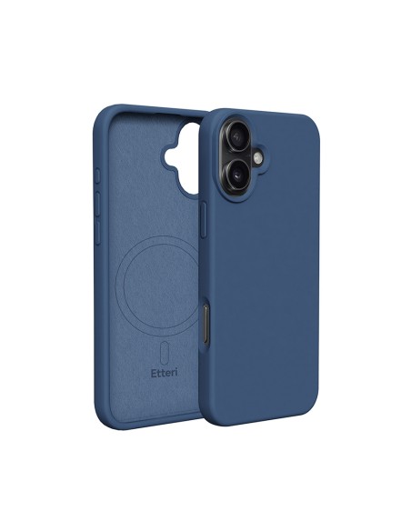 Coque Etteri Silicone Magsafe pour iPhone 17 Bleu Marine