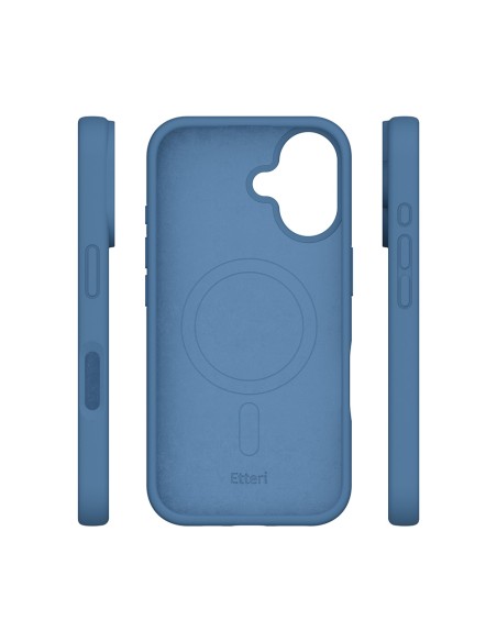 Coque Etteri Silicone Magsafe pour iPhone 17 Bleu Marine