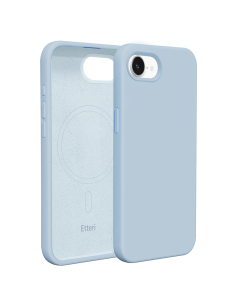 Coque Etteri Silicone Magsafe pour iPhone 17 Bleu clair