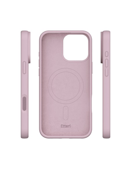 Coque Etteri Silicone Magsafe pour iPhone 17 Pro Max Rose