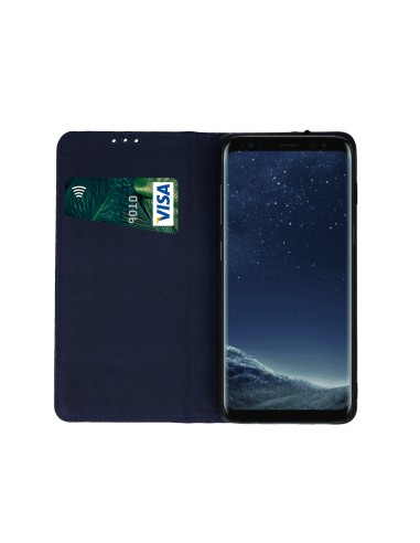 Étui Genuine Cuir Véritable Smart Pro pour iPhone 17 Bleu Marine