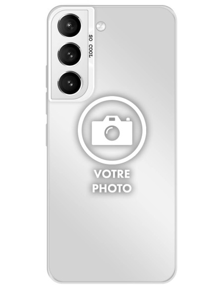 Coque silicone So Cool personnalisée Argent pour Samsung Galaxy S21