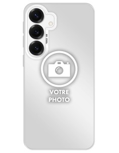 Coque silicone So Cool personnalisée Argent pour Samsung Galaxy S25