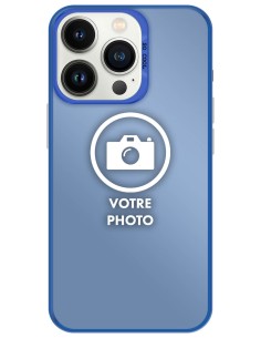 Coque silicone So Cool personnalisée Bleu pour Apple iPhone 13 Pro