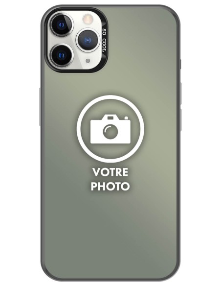 Coque silicone So Cool personnalisée Noir pour Apple iPhone 11 Pro