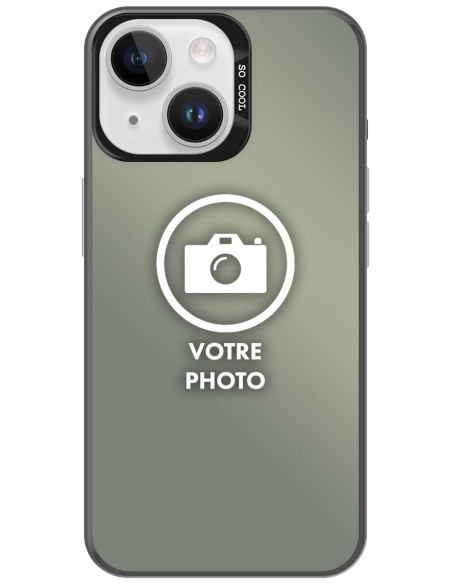 Coque silicone So Cool personnalisée Noir pour Apple iPhone 13 | iPhone 14