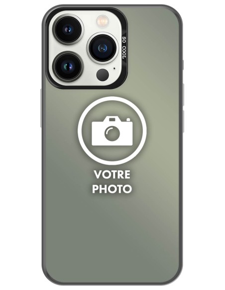 Coque silicone So Cool personnalisée Noir pour Apple iPhone 13 Pro