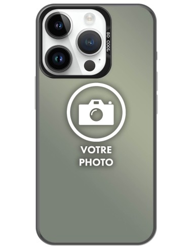 Coque silicone So Cool personnalisée Noir pour Apple iPhone 14 Pro