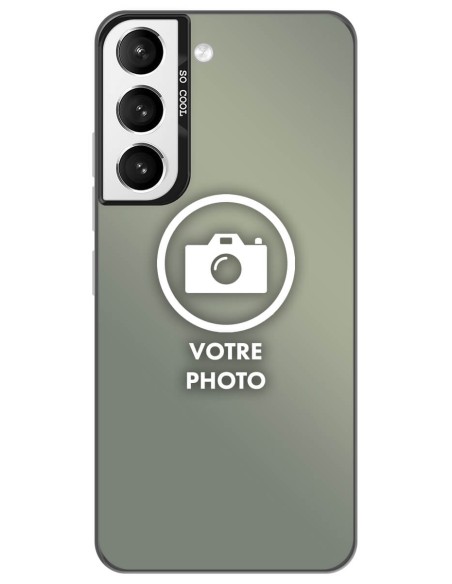 Coque silicone So Cool personnalisée Noir pour Samsung Galaxy S21