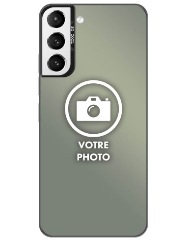 Coque silicone So Cool personnalisée Noir pour Samsung Galaxy S21 Plus