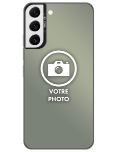 Coque silicone So Cool personnalisée Noir pour Samsung Galaxy S22 Plus