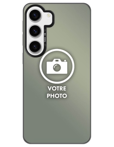 Coque silicone So Cool personnalisée Noir pour Samsung Galaxy S23