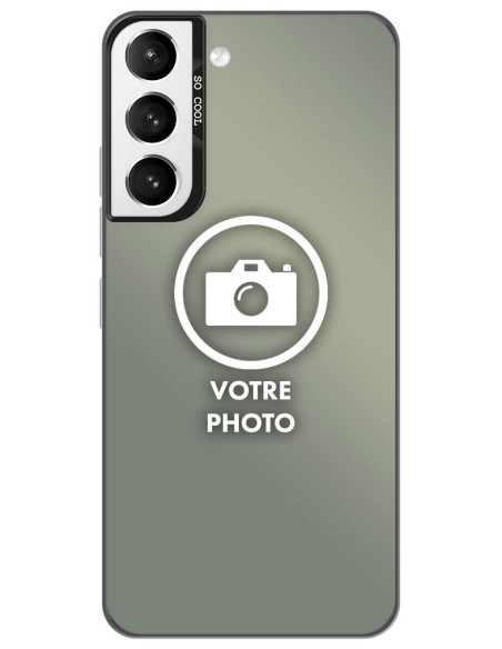 Coque silicone So Cool personnalisée Noir pour Samsung Galaxy S23 FE