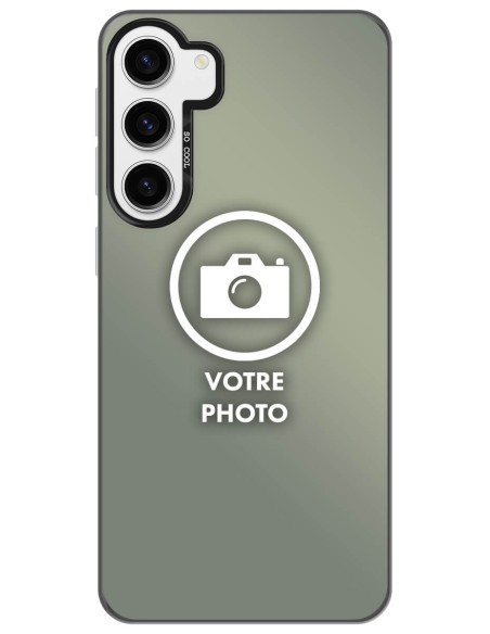 Coque silicone So Cool personnalisée Noir pour Samsung Galaxy S23 Plus