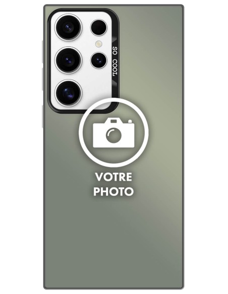 Coque silicone So Cool personnalisée Noir pour Samsung Galaxy S24 Ultra