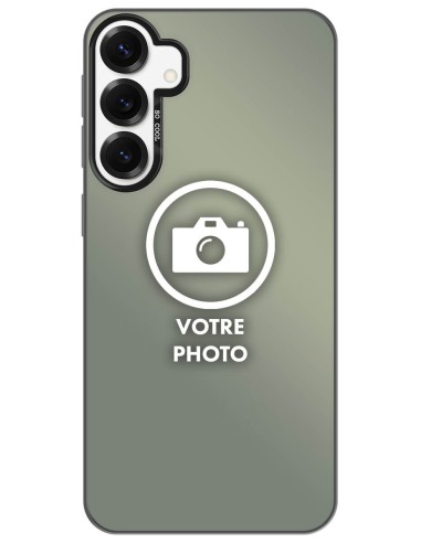 Coque silicone So Cool personnalisée Noir pour Samsung Galaxy S25 Plus