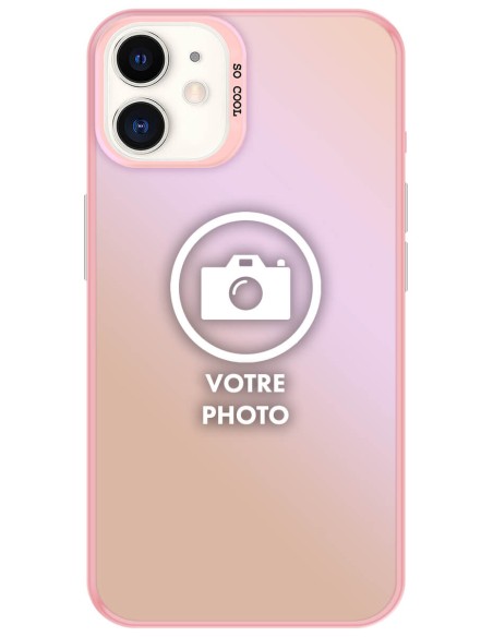 Coque silicone So Cool personnalisée Rose pour Apple iPhone 11