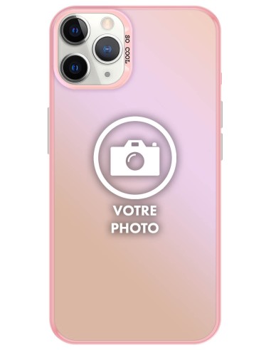 Coque silicone So Cool personnalisée Rose pour Apple iPhone 11 Pro