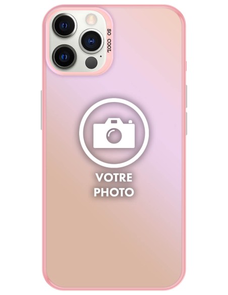 Coque silicone So Cool personnalisée Rose pour Apple iPhone 12 | iPhone 12 Pro